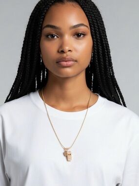 Delicate Gold Layered Pendant Necklace - Women Jewelry